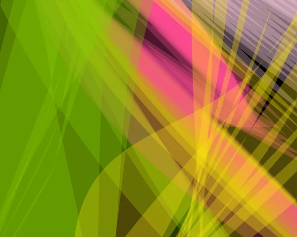 Bannière abstraite colorée de fond vectoriel, lignes d'onde transparentes — Image vectorielle