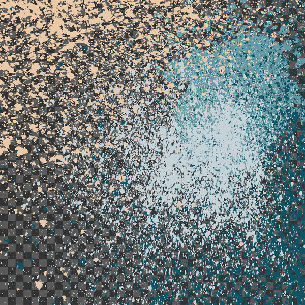 Splatter paint neon shine decoration acrylic, dust flow vector, magic stain glitter celebration, light gleaming illustration, shiny texture design spray abstract transparent gray background