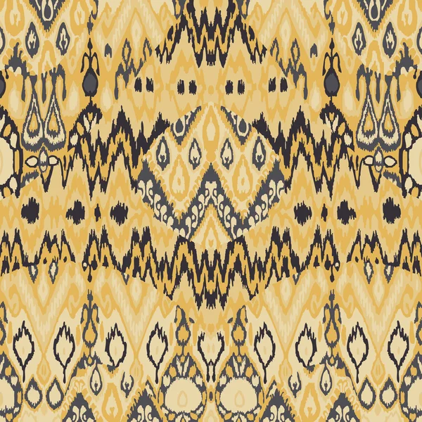 Etniczne Tribal dywan, Plaid wzór zawijania tkanin, podłoga dachówka druk, skóra Vintage streszczenie tło wektor wzór — Wektor stockowy