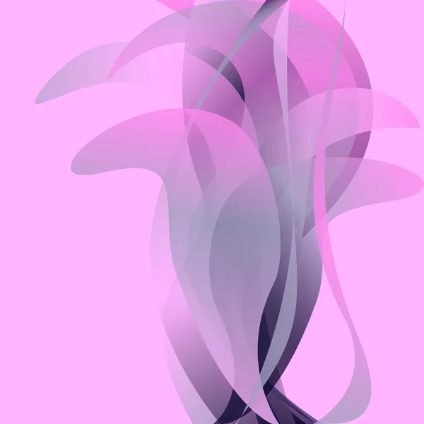 粉红色的花孤立抽象背景光 — 图库矢量图片
