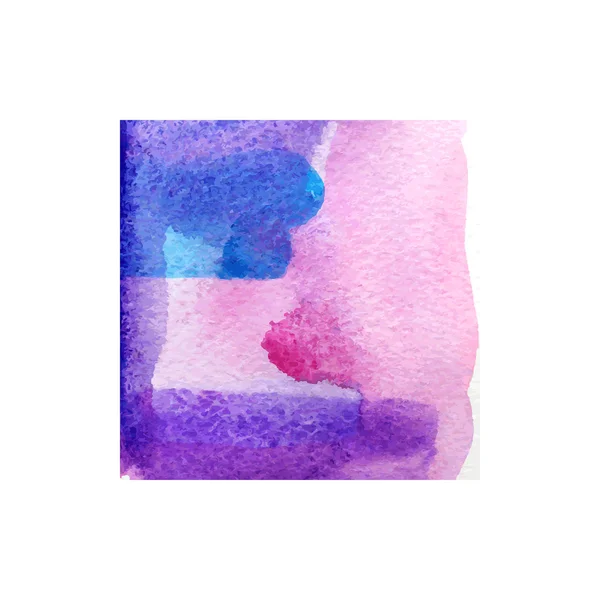 Цветные векторные абстрактные акварели текстура ручной краски изолированы на белом фоне акварели текстурированный фон — стоковый вектор