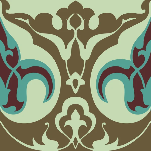 Vector vintage patrón floral, fondo abstracto sin costuras — Vector de stock