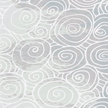 Kesintisiz dalga paterni, çizilmiş dalgalar arka plan kıvrılmış vintage desen grange gri