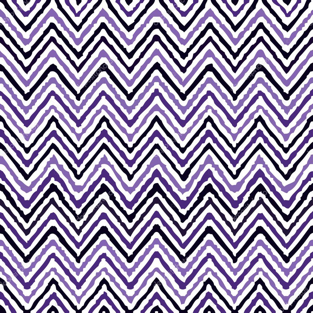 Hand drawing zigzag geometrical ethnic pattern seamless vector  