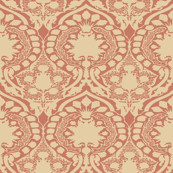 Vector naadloze bloemmotief vintage — Stockvector