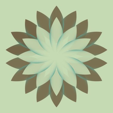 Güzel Lotus çiçek renk Heey vektör