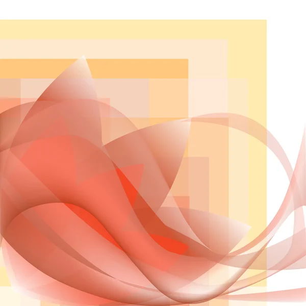 Ondes de motif d'angle blanc fleur sur un vecteur de fond géométrique — Image vectorielle