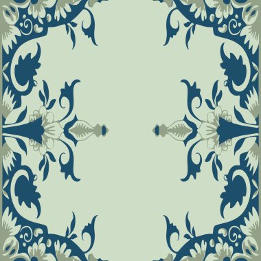 vektör çerçeve çiçek süs