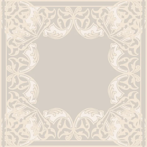 Vector ornate frame in Eastern style. — Stock Vector