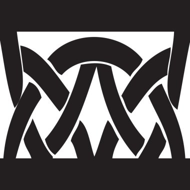 Geometric vintage pattern from Byzantine