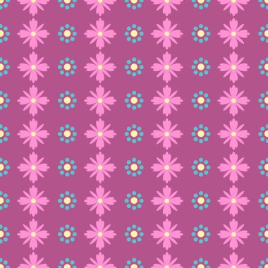 basit sorunsuz minimalist çiçek desenli