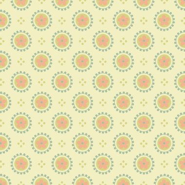 basit sorunsuz minimalist çiçek desenli