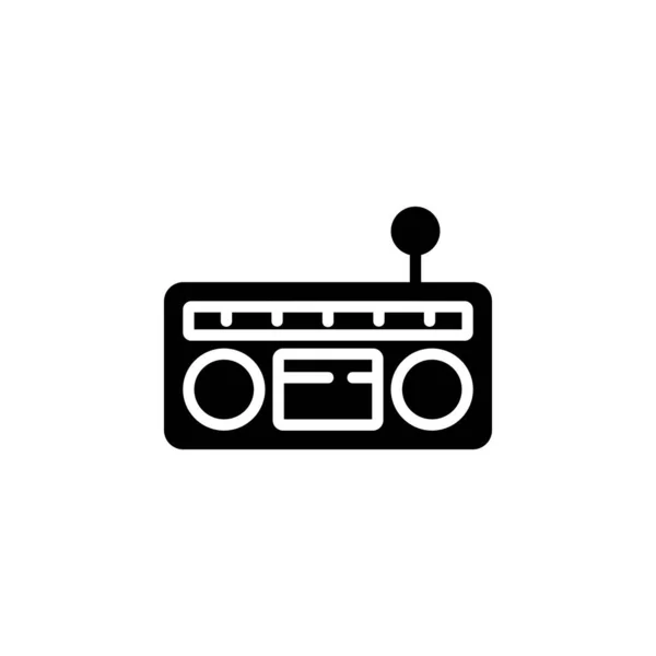 Radio Dispositivo Icono Electrónico Icono Icono Aplicación Perfecto Para Logo — Vector de stock