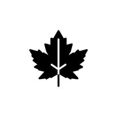 Bahar yaprağı ikonu. Doğa ikonu tasarımı. Logo, sunum, kitap, uygulama, özgeçmiş ve daha fazlası için mükemmel. simge tasarımı katı biçim