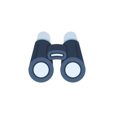 Dürbün vektör simgesi. Macera ikonu düz stil. Logo, sunum, web sitesi ve daha fazlası için mükemmel bir kullanım. modern simge tasarımı renk biçimi