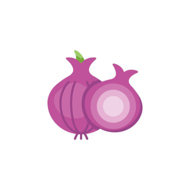 Soğan vektör simgesi. Sebze ikonu stili. Logo, sunum, web sitesi ve daha fazlası için mükemmel bir kullanım. modern simge tasarımı kabartma biçimi