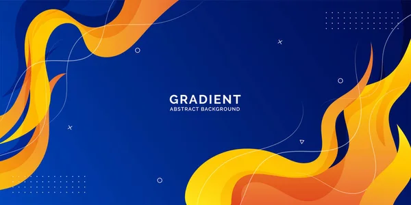 Blue Gradient Abstrakt Bakgrund Full Färg Abstrakt Bakgrund — Stock vektor