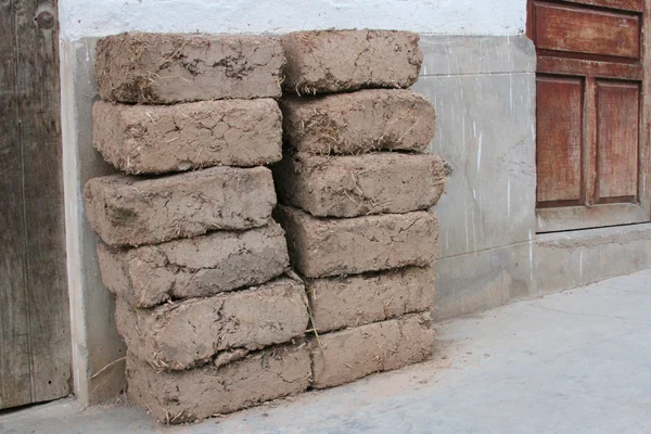 Stacked Adobe Bricks — Stock Photo, Image