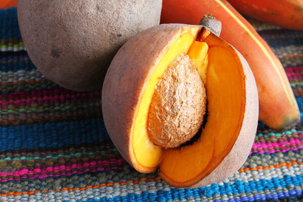 Close-up of Mamey Sapote Fruit