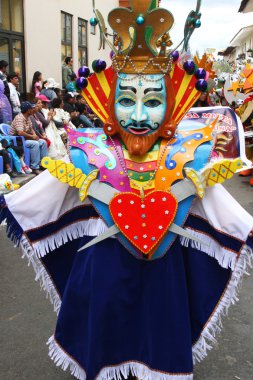 Carnival Figure in Cajamarca, Peru clipart