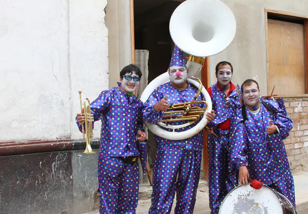 Clown Band from Carnival Parade — Stock Photo, Image