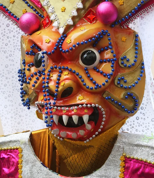 Barevné ďábel karneval maska — Stock fotografie