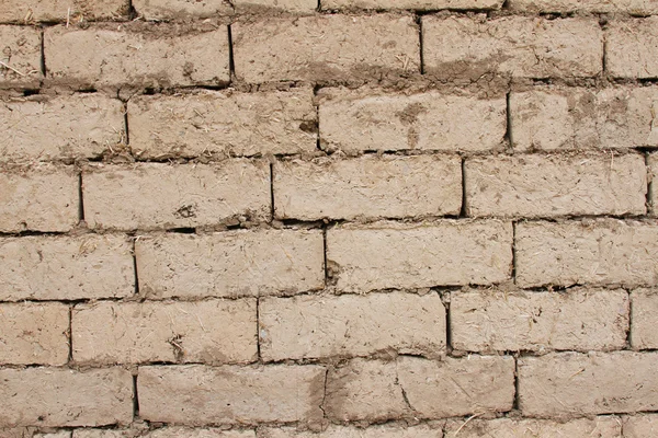 Muro de ladrillo de Adobe — Stockfoto