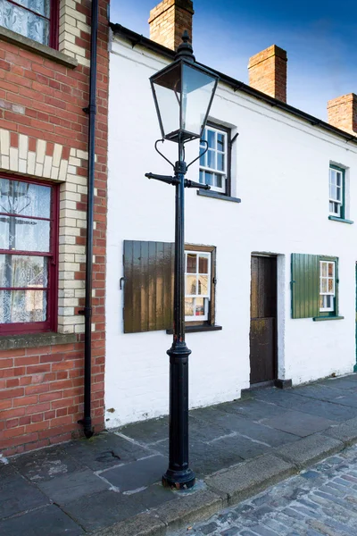 Luz de calle de gas viejo Irlanda del Norte — Foto de Stock