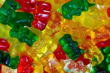 Çeşitli çok renkli şeker yakın çekim