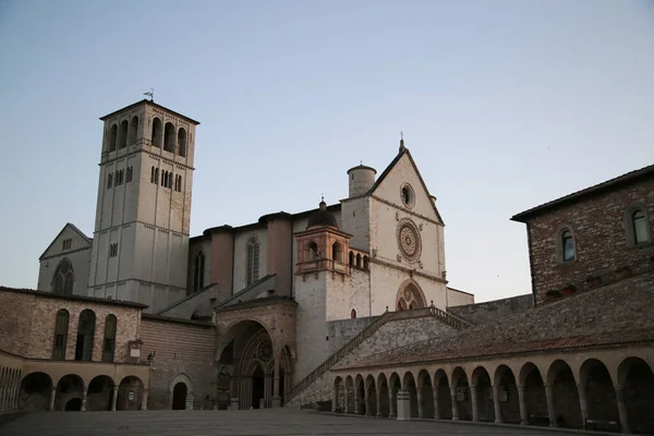 La Basilica di San Francesco d'Assisi — Foto Stock