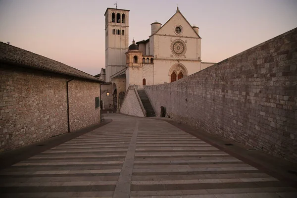 La Basilica di San Francesco d'Assisi — Foto Stock
