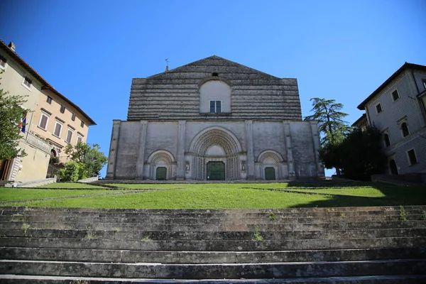 Chiesa di Sant Fortunato nella città di Todi — Foto Stock