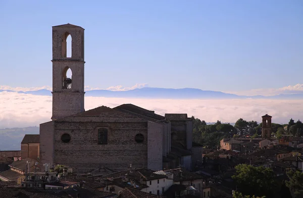 Vista desde la colina de Perugia, Italia — Foto de Stock