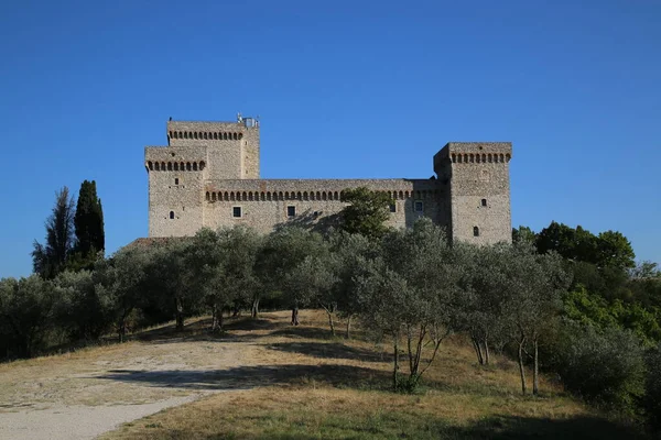 El castillo medieval de Narni en Umbría — Foto de Stock