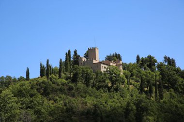 Umbria, İtalya 'daki Carbonara Şatosu