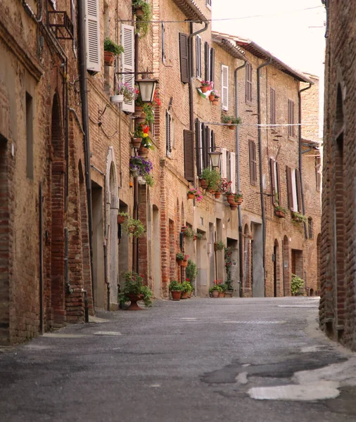 イタリア、 Ctta della Pieveの村の路地 — ストック写真