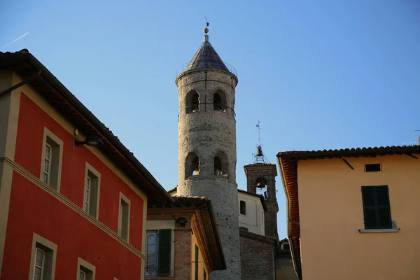 Los coloridos edificios de Citta di Castello en Umbría, Italia — Foto de Stock