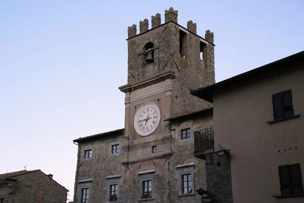 Ayuntamiento de Cortona, Italia — Foto de Stock