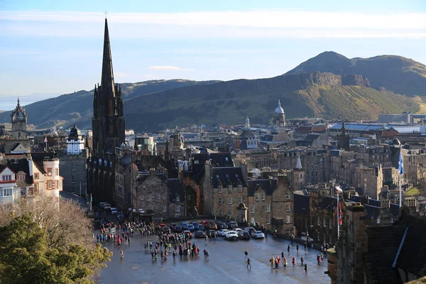 Vue sur la ville d'Edinburgh, Écosse — Photo