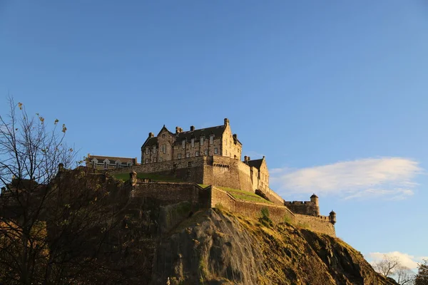 Edinburgh Castle in Autumn, Scotland — Stock Photo, Image