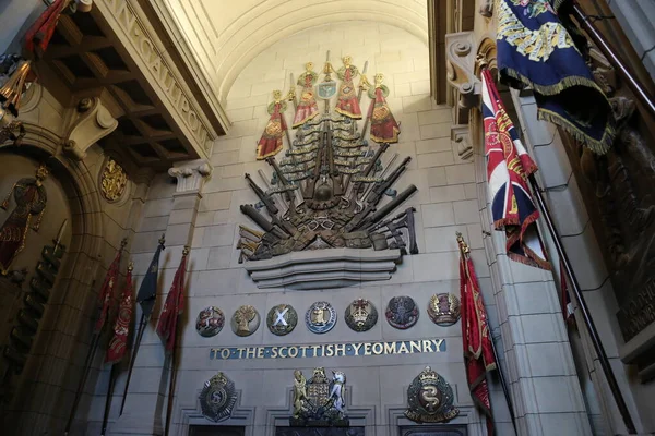 Interiores de The Scottish National War Memorial, Escocia — Foto de Stock