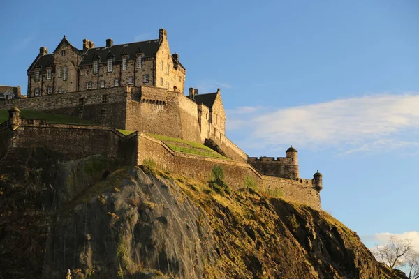Zamek w Edynburgu jesienią, Szkocja — Zdjęcie stockowe