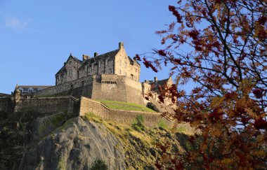 Edinburgh Şatosu Sonbaharda, İskoçya