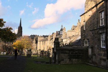 Edinburgh, İskoçya 'daki Greyfriars Kirkyard Mezarlığı