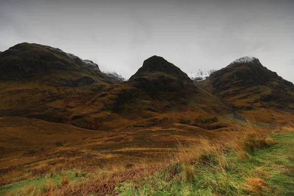 As Três Irmãs de Glencoe na Escócia — Fotografia de Stock