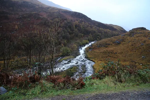 Krajobraz Szkocji jesienią, Szkocja — Zdjęcie stockowe