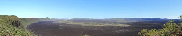 Panorama van de vulkaan Sierra Negra, Isabela Eiland — Stockfoto