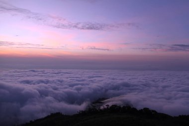 Ekvador And Dağlarında Günbatımı