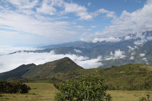 Landscape of the Andes in Ecuador 