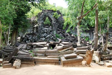 Beng Mealea tapınağının orman kalıntıları, Kamboçya